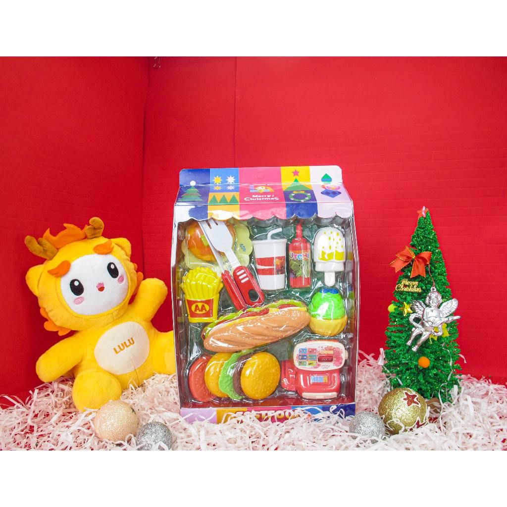  Đồ Chơi LAToys Giáng Sinh Hộp đồ chơi thức ăn nhanh LA171B-GS 