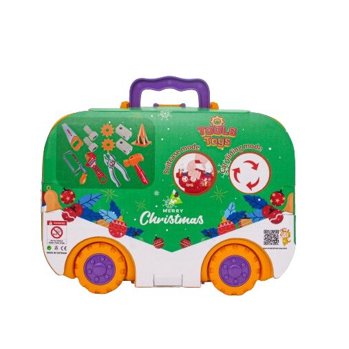  Đồ Chơi LAToys Giáng Sinh Vali bánh xe đựng dụng cụ kỹ thuật LA5568D-GS 