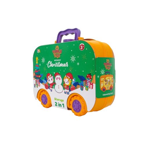  Đồ Chơi LAToys Giáng Sinh Vali bánh xe đựng dụng cụ kỹ thuật LA5568D-GS 