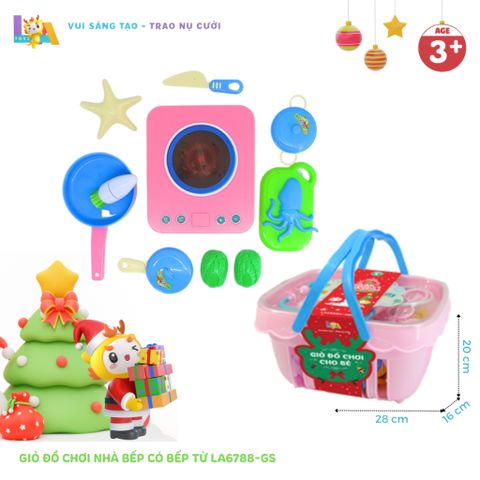  Đồ Chơi LAToys  Giáng Sinh Giỏ đồ chơi nhà bếp LA6788-GS 