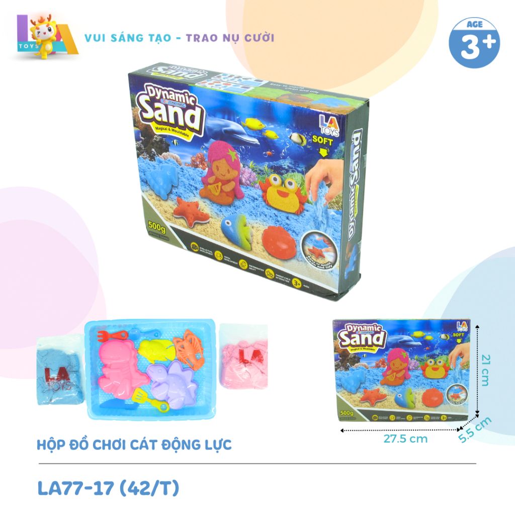  Hộp đồ chơi cát động lực LA77-17 