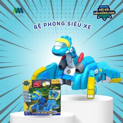  Bộ đồ chơi bệ phóng siêu xe trong Biệt đội siêu khủng long – Dino Gogo 
