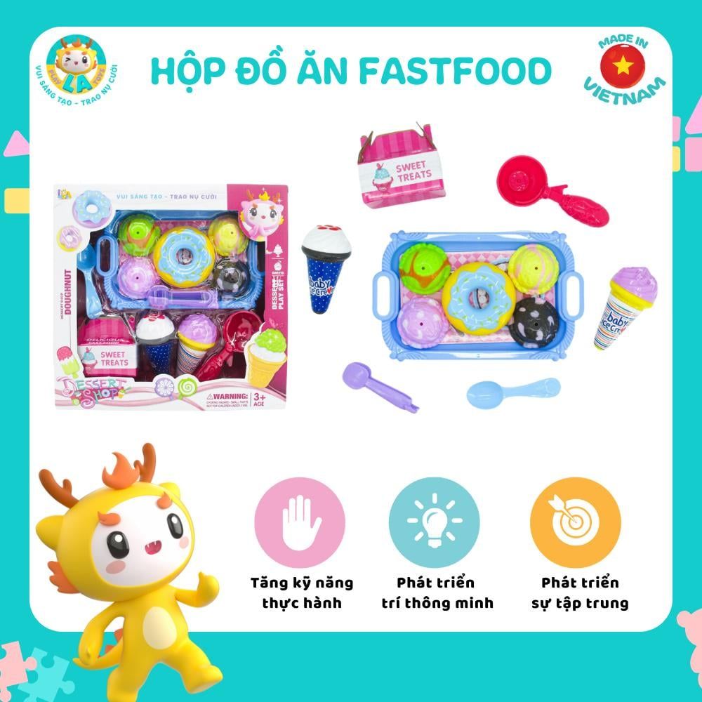  LAToys - Hộp đồ chơi Fastfood - Đồ chơi nhựa nguyên sinh an toàn tại Việt Nam 