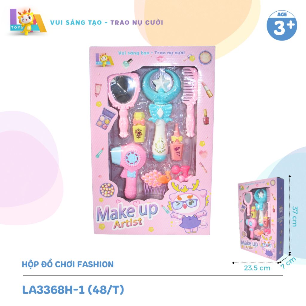  Hộp đồ chơi phụ kiện búp bê Fashion LA3368H-1 