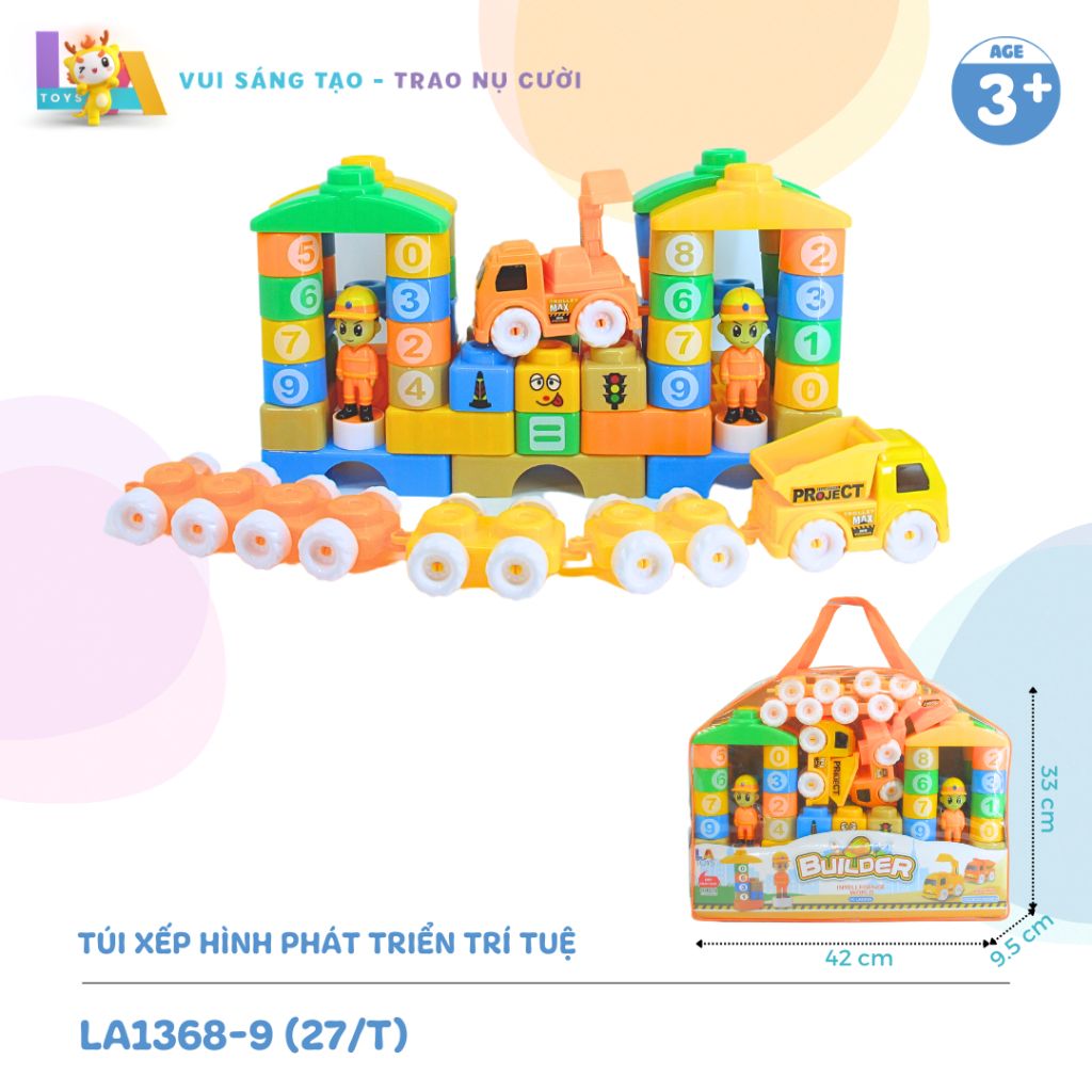  LA-Túi xếp hình phát triển trí tuệ LA1368-9 