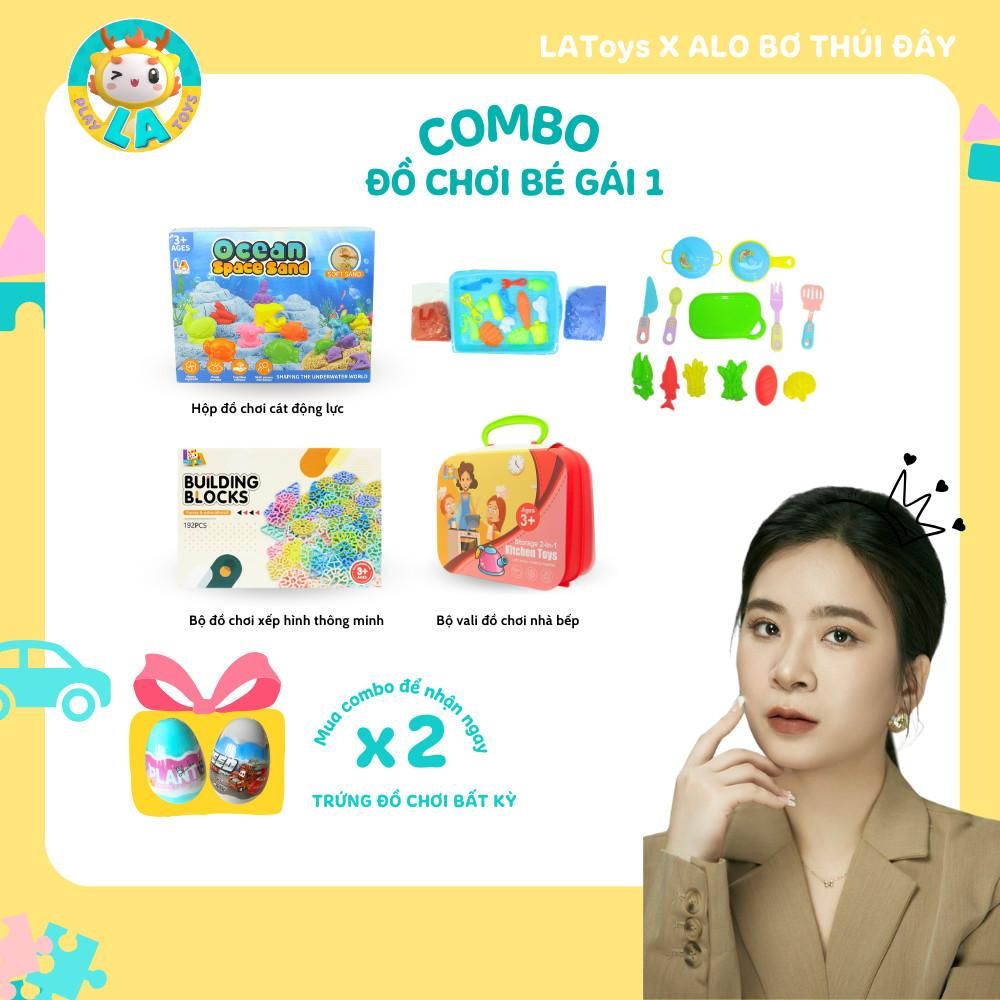  Combo đồ chơi LA Toys phát triển toàn diện cho bé gái LA77-11, LA2716-06, LA5568B-6 