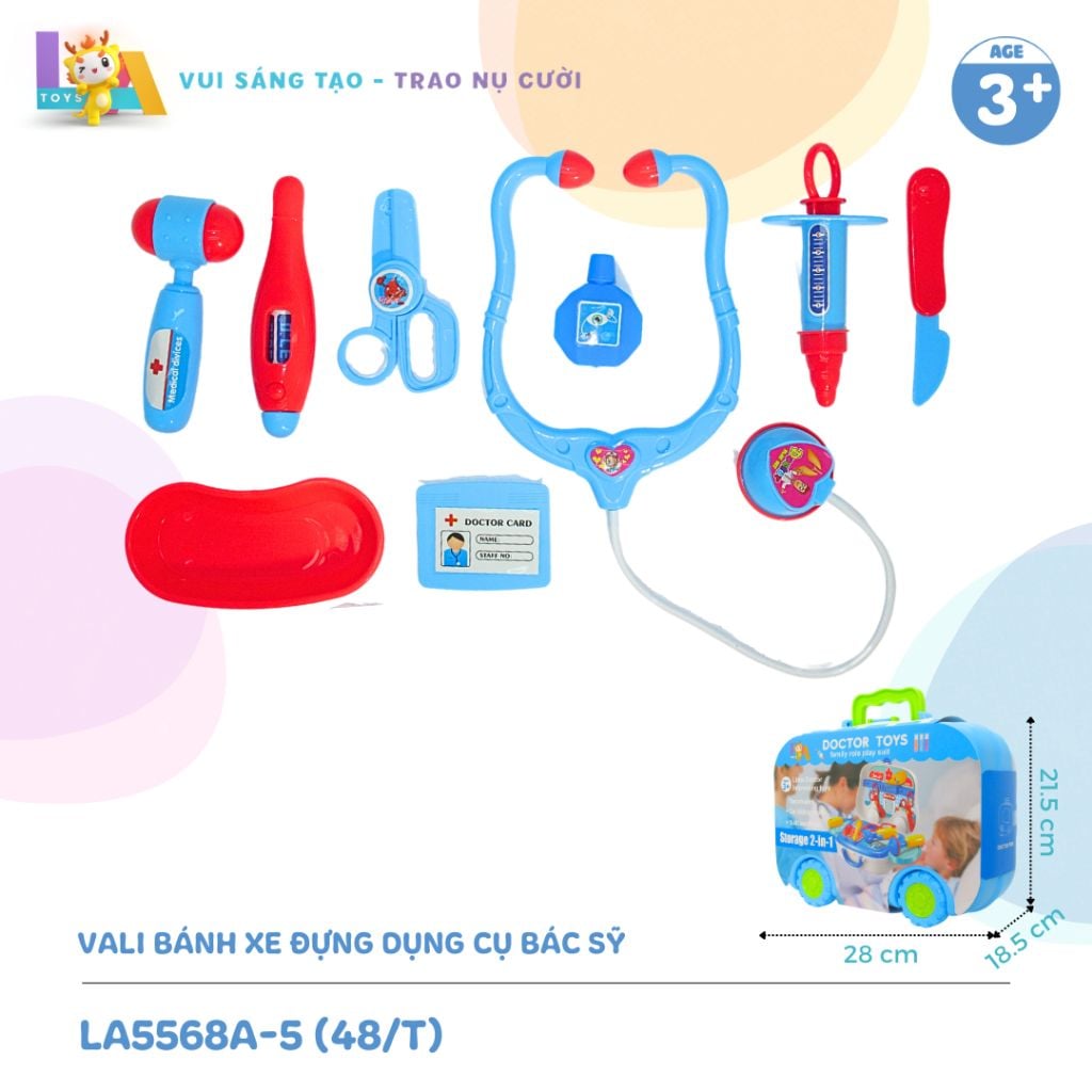  Vali bánh xe đựng dụng cụ bác sĩ LA5568A-5 