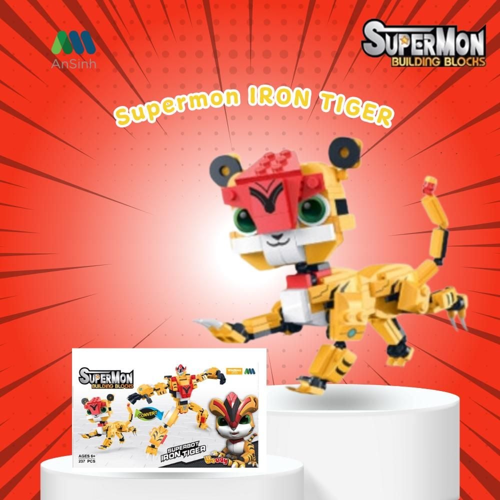  Bộ đồ chơi lắp ghép Supermon Ghép hình block 