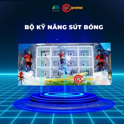  Bộ mô hình kỹ năng sút bóng GGO Football - Người hùng sân cỏ 2 tặng thêm 4 bóng 