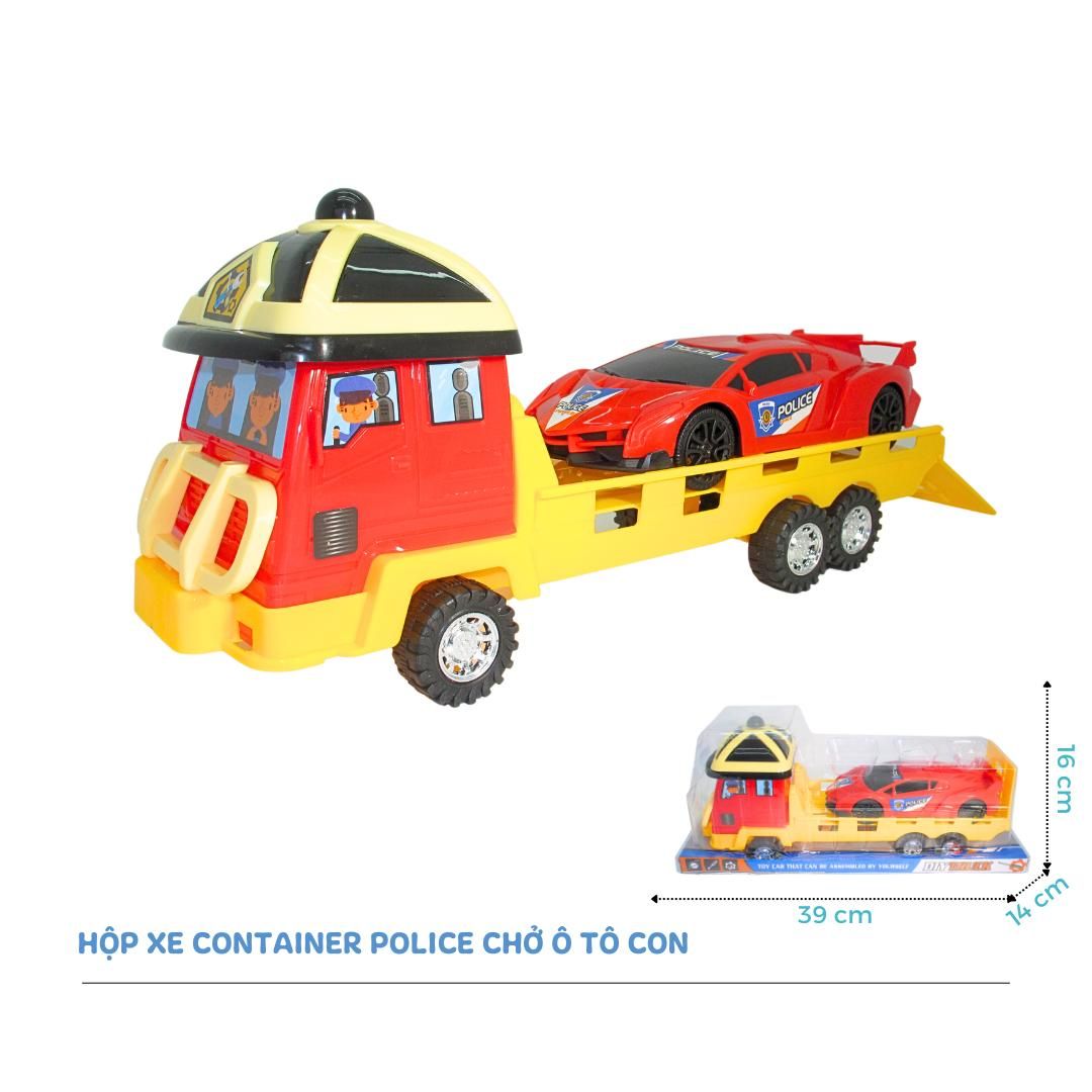  Bộ đồ chơi xe container, xe công trình chất liệu nhựa nguyên sinh an toàn, giúp trẻ phát triển sự tư duy, tinh thần sáng tạo LAToys 