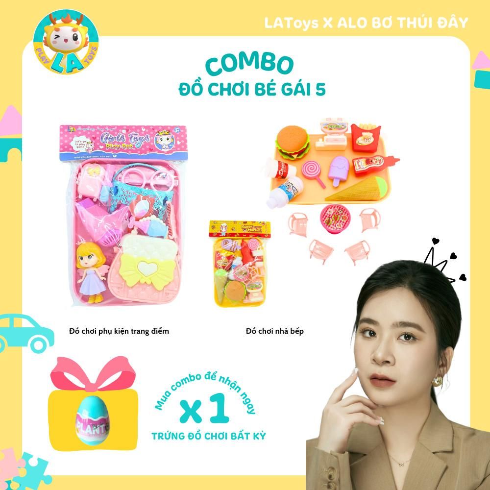  Combo đồ chơi LA Toys phát triển toàn diện cho bé gái LA6868T-1 LA3368T-4 