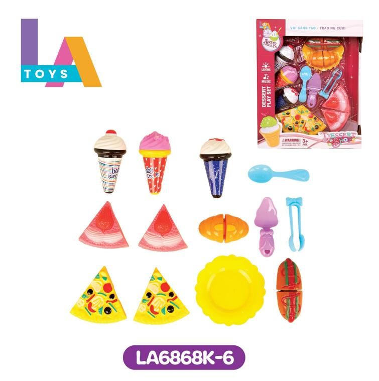  LAToys - Hộp đồ chơi Fastfood cho bé - Đồ chơi nhựa nguyên sinh an toàn 