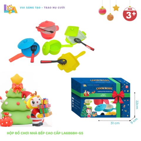  Đồ Chơi Giáng Sinh Hộp đồ chơi nhà bếp LA6868H-GS 