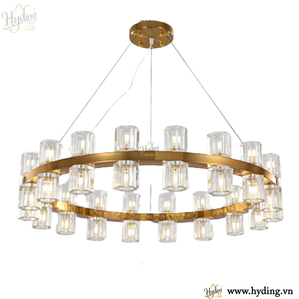 Đèn chùm thả chao thuỷ tinh