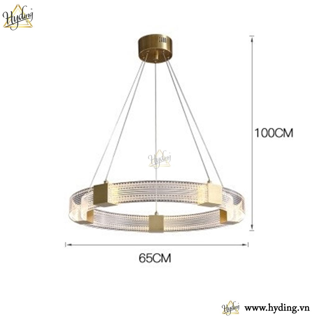 Đèn chùm vòng ring hoạ tiết