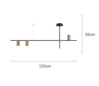 đèn bàn ăn hiện đại 3 bóng
