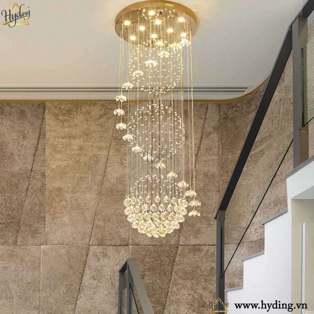 Đèn thông tầng pha lê OPL014