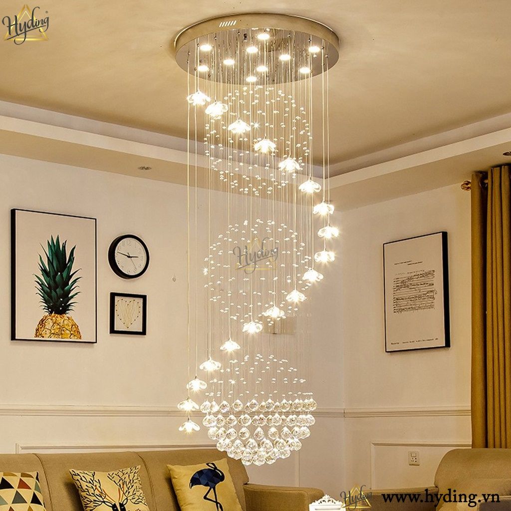 Đèn thông tầng pha lê OPL014