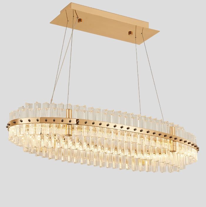 Đèn chùm pha lê Oval