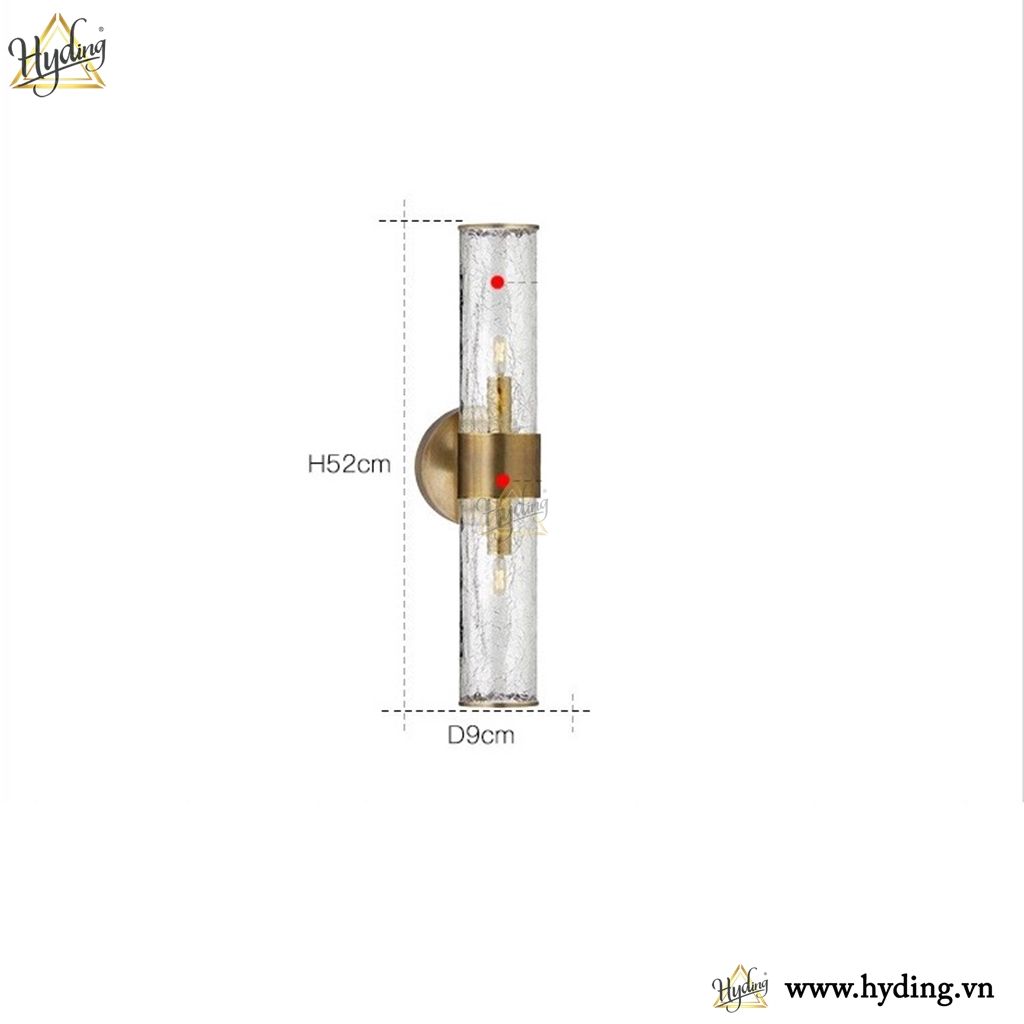 Đèn tường ống thuỷ tinh LUXX