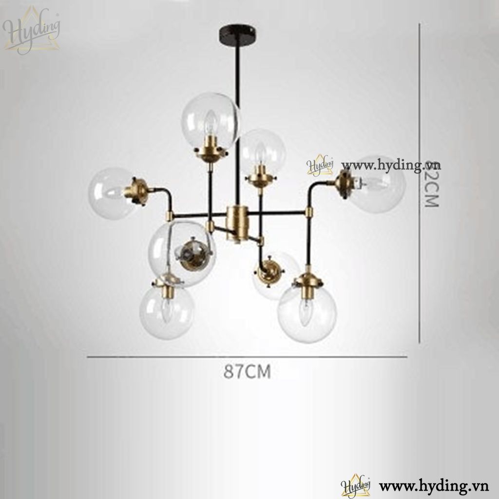 Đèn chùm phòng khách hiện đại