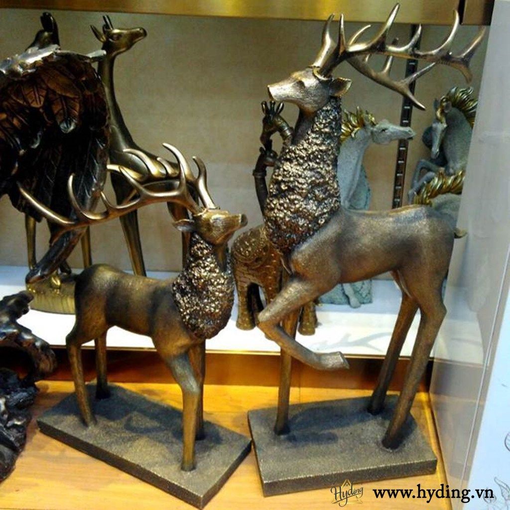 TƯỢNG DECOR SONG HƯƠU QUÝ TỘC