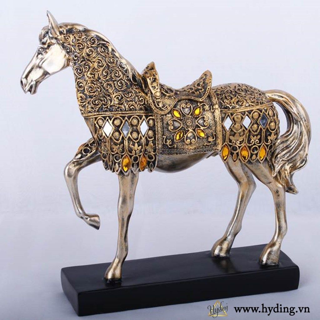 TƯỢNG DECOR NGỰA ĐỒNG