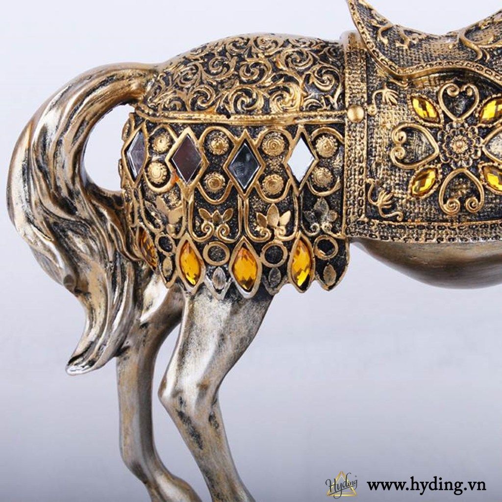TƯỢNG DECOR NGỰA ĐỒNG