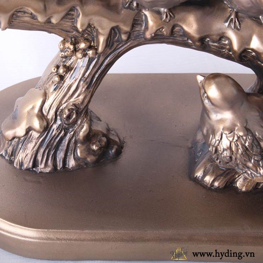 Tượng decor để bàn đàn chim