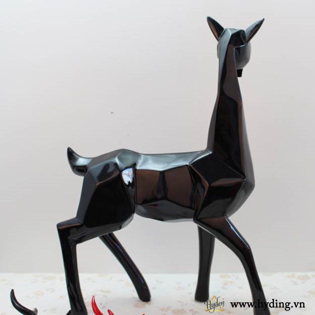 TƯỢNG DECOR BẦY HƯƠU NHỰA SỨ