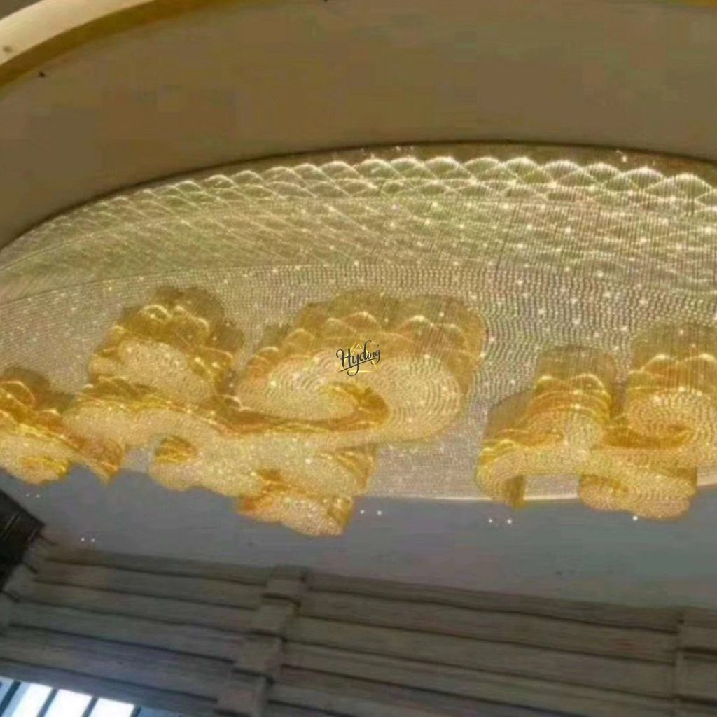 Đèn đại sảnh elips flower 2