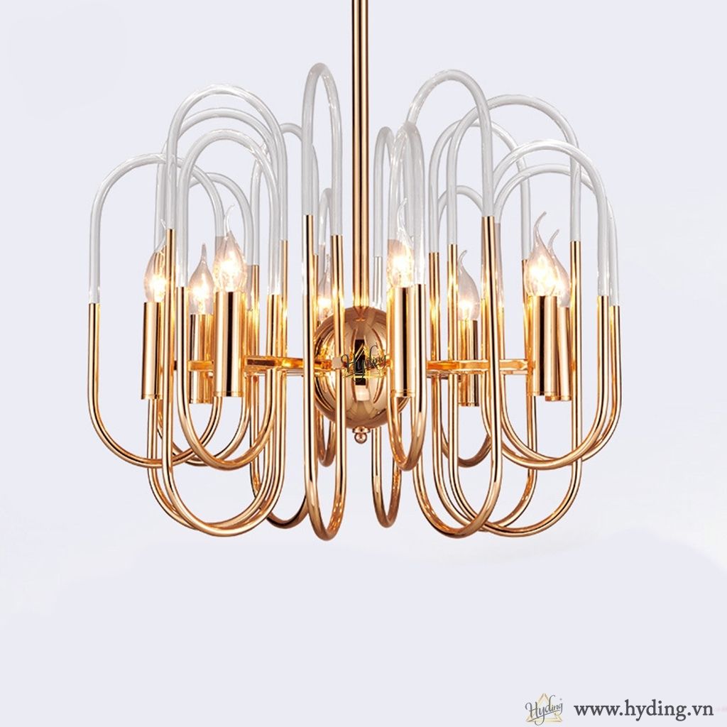 Đèn chùm hiện đại thủy tinh