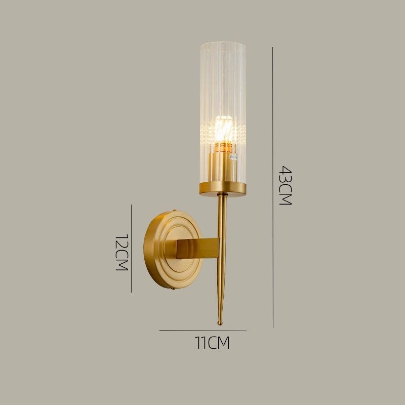 Đèn tường thuỷ tinh bán cổ điển