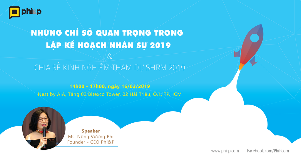 Những chỉ số quan trọng trong lập kế hoạch nhân sự 2019 & Chia sẻ kinh nghiệm #SHRM19