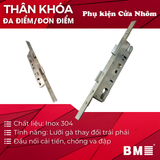 Thân khóa nhôm cao cấp BM