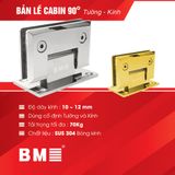 Bản lề Cabin Tắm 90 Tường Kính