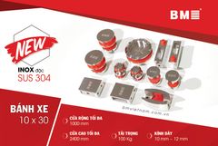 Bánh xe 10x30 - Ray cửa lùa BM Việt Nam