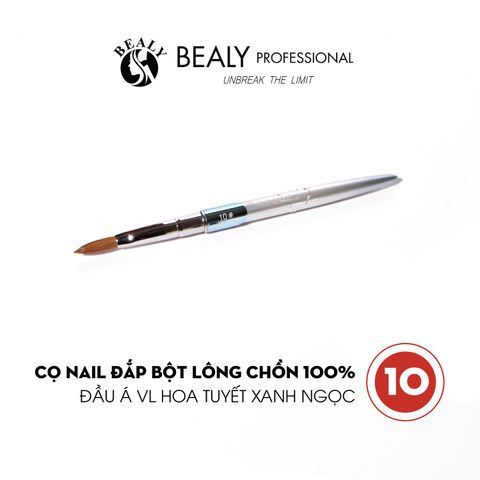 CỌ NAIL ĐẮP BỘT LÔNG CHỒN 100% - ĐẦU Á VL HOA TUYẾT XANH NGỌC 