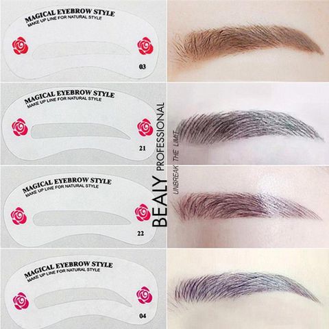  SET 24 MIẾNG KHUÔN KẺ CHÂN MÀY MAGICAL EYEBROW STYLE 