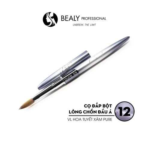  CỌ ĐẮP BỘT LÔNG CHỒN ĐẦU Á VL HOA TUYẾT XÁM PURE 