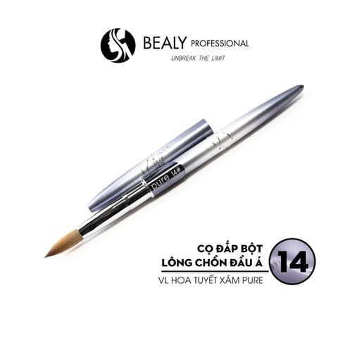  CỌ ĐẮP BỘT LÔNG CHỒN ĐẦU Á VL HOA TUYẾT XÁM PURE 