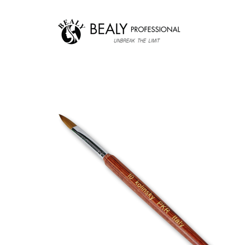  CỌ NAIL ĐẮP BỘT LÔNG CHỒN CỔ BẠC CÁN GỖ KOLINSKY PKR ITALY 