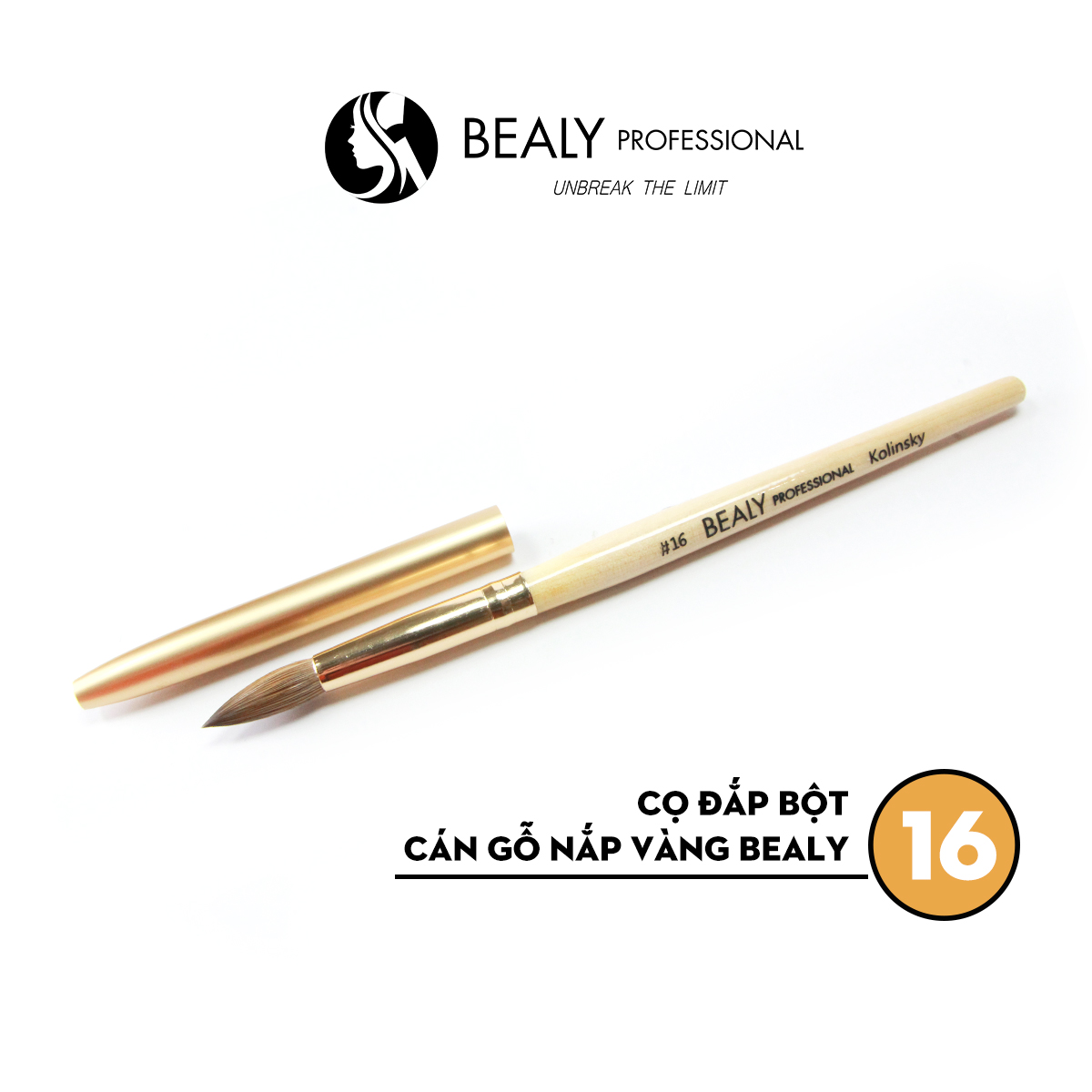 CỌ ĐẮP BỘT CÁN GỖ NẮP VÀNG BEALY