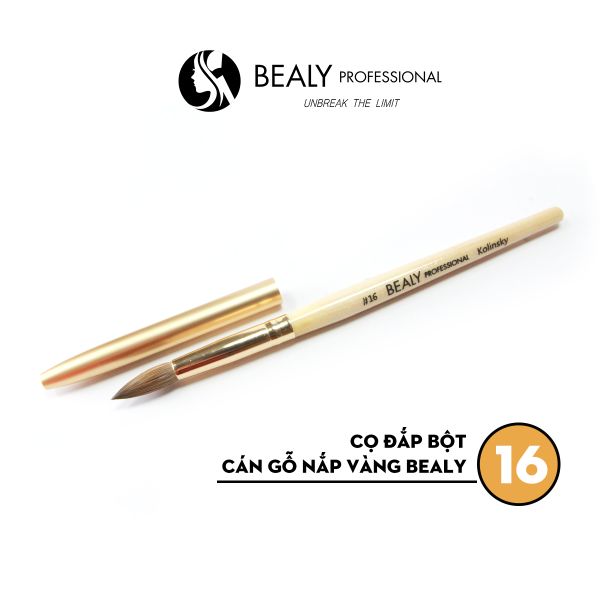 CỌ ĐẮP BỘT CÁN GỖ NẮP VÀNG BEALY