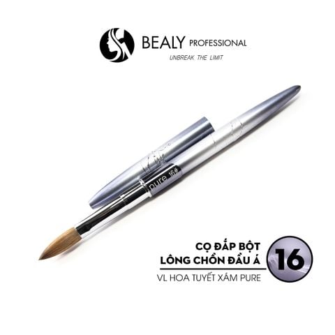  CỌ ĐẮP BỘT LÔNG CHỒN ĐẦU Á VL HOA TUYẾT XÁM PURE 