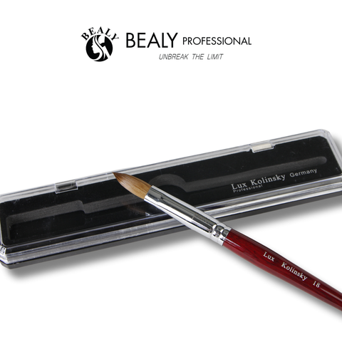  CỌ NAIL ĐẮP BỘT LÔNG CHỒN ĐẦU ÂU CỔ BẠC CÁN GỖ ĐỎ 