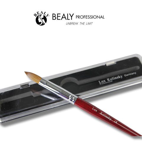  CỌ NAIL ĐẮP BỘT LÔNG CHỒN ĐẦU ÂU CỔ BẠC CÁN GỖ ĐỎ 