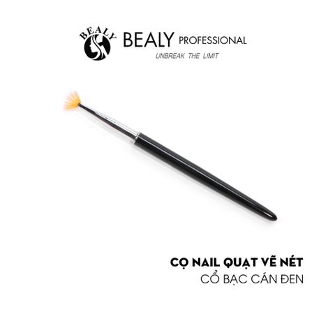  CỌ NAIL QUẠT VẼ NÉT CỔ BẠC CÁN ĐEN 