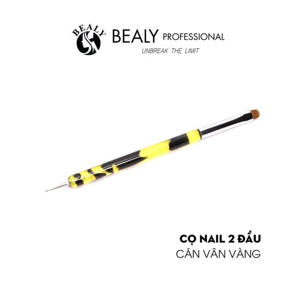  CỌ NAIL 2 ĐẦU CÁN VÂN VÀNG 