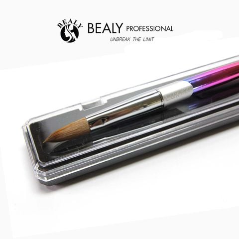  CỌ NAIL ĐẮP BỘT LÔNG CHỒN  CỔ BẠC CÁN TITIAN KOLINSKY - HỘP LUX PROFESSIONAL 
